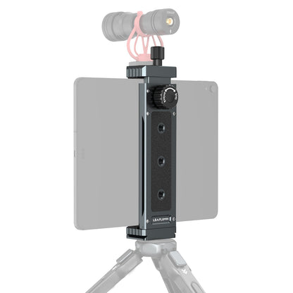Leaplumin 787942196809 Aluminum Tripod Mount Adapter, 5.91 x 1.42 x 1.18 inches, 1/4" Screw, Universal Tripod Mount for Tablets, Compatible with Multiple Devices