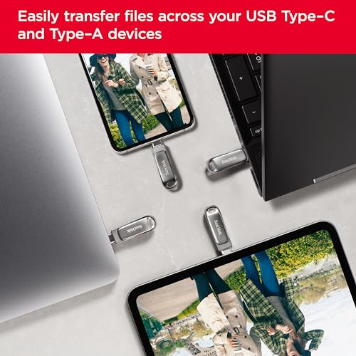 SanDisk 256GB Ultra Dual Drive Luxe USB Type-C SDDDC4-256G-GAM46