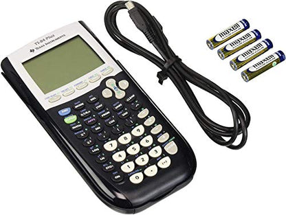 Texas Instruments TI-84 Plus Graphing Calculator 3” LCD Battery Powered Plastic Enclosure Black