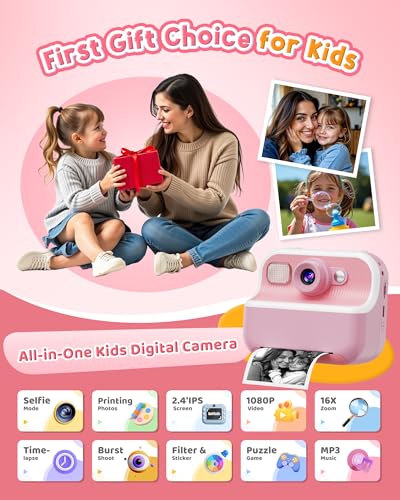 DUDUDRAGON Compact M8 Instant Camera 48MP 1080p CMOS Camera