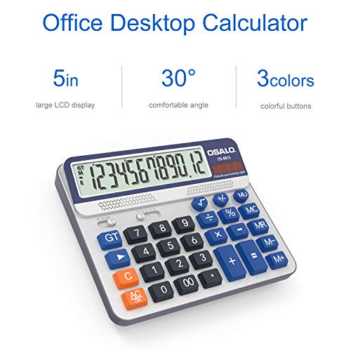 pendancy 5 Inch Standard Function OS-6815 LCD Desktop Calculator
