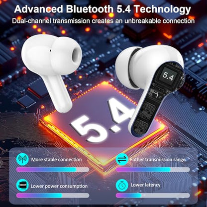 Rinsmola Wireless Earbuds G21 Pro In-Ear Headphones Bluetooth 5.4 48Hrs Playtime
