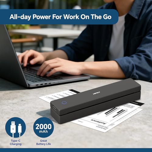HPRT MT620 Portable Thermal Printer - Monochrome - 203 DPI - Thermal Paper - Bluetooth/USB
