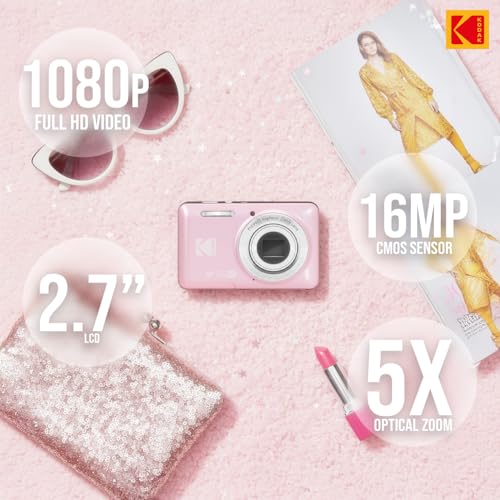 Kodak PixPro Friendly Zoom FZ55 16MP Camera 1080p Digital Compact Camera