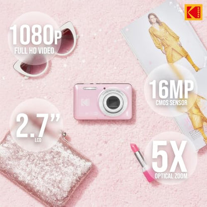 Kodak PixPro Friendly Zoom FZ55 16MP Camera 1080p Digital Compact Camera