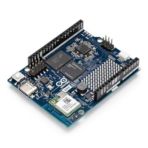 Arduino 4GB UNO Q ABX00173 Hybrid Board - Qualcomm Dragonwing QRB2210 MPU, STM32U585 MCU, Linux Debian OS, Dual-band Wi-Fi 5, USB-C