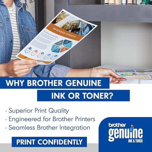 Brother Genuine TN-227BK High Yield Black Toner Cartridge 3000 Pages Laser Printer Toner