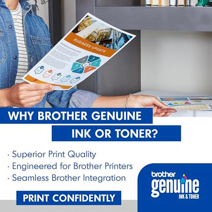 Brother Genuine TN-227BK High Yield Black Toner Cartridge 3000 Pages Laser Printer Toner