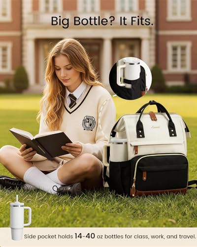 LOVEVOOK 15.6 Inch 32379831 Multi-Compartment Laptop Backpack Water-Resistant Casual Daypack