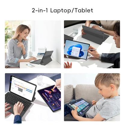 QAZIPO 12GB RAM JPK10 2000x1200 60Hz LCD 2-in-1 Laptop/Tablet