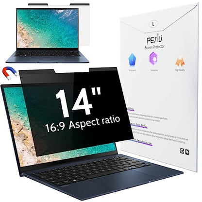 Peslv 14 Inch Magnetic Laptop Privacy Screen pes-cxfk14 16:9 Anti-Glare Filter