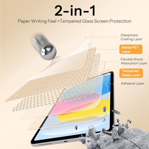 SPARIN 11 Inch Tempered Glass Screen Protector for iPad A16-11th Gen 2025/iPad 10th Gen 2022