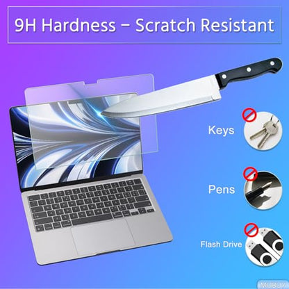 MUBUY-GOL 13.6 Inch MacBook Air Screen Protector (Models A3449/A3240/A3113/A2681) 9H Hardness