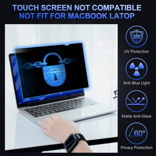 Magicmoon 15.6" Privacy Filter 1920x1080 16:9 Glossy/Matte