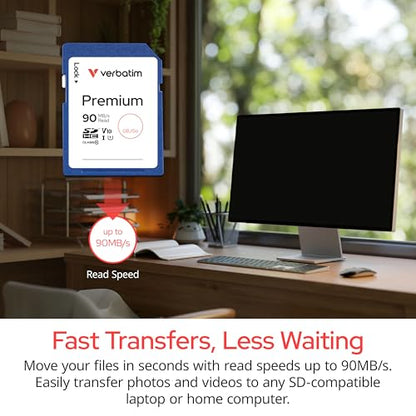 Verbatim 8GB SDHC Memory Card 96318 Class 10 UHS-I V10