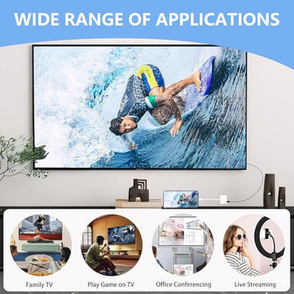 Kinhaly HDMI(Type-C) Adapter 4K@60Hz for USB C Devices