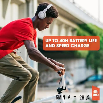 JBL On-Ear Headphones Bluetooth 5.0 JBLT510BT Dynamic Frequency Response