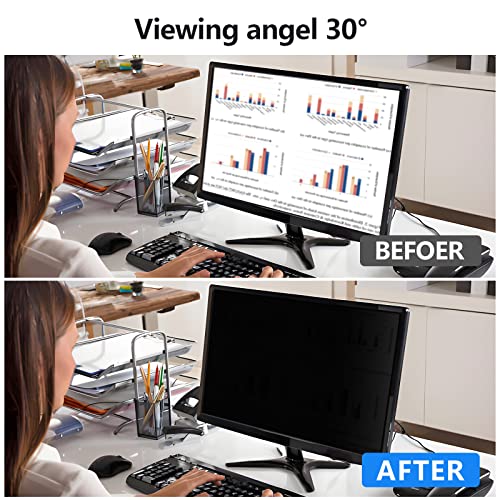 RedANGEL 22 Inch Privacy Screen Protector Model RedANGEL-22-SC Glossy Anti-Spy
