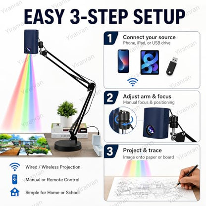 VAXYOR 220cm FG0333000158 USB Projector