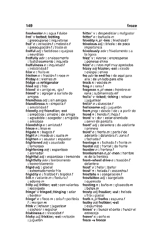 Merriam-Webster 672 Pages Bilingual Dictionary English-Spanish ISBN 978-0877792994