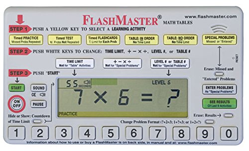 FlashMaster 7.3in 1.0 Count Educational Arithmetic Device