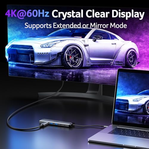 Acer 8 in 1 USB C Hub ODK520 10Gbps, 4K@60Hz, HDMI, USB 3.0, USB Type C