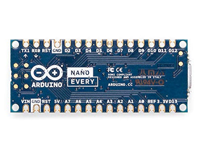 Arduino Nano Every ABX00028-A Cortex Microcontroller 48KB Flash 6KB SRAM 20 Digital I/O Pins USB-C