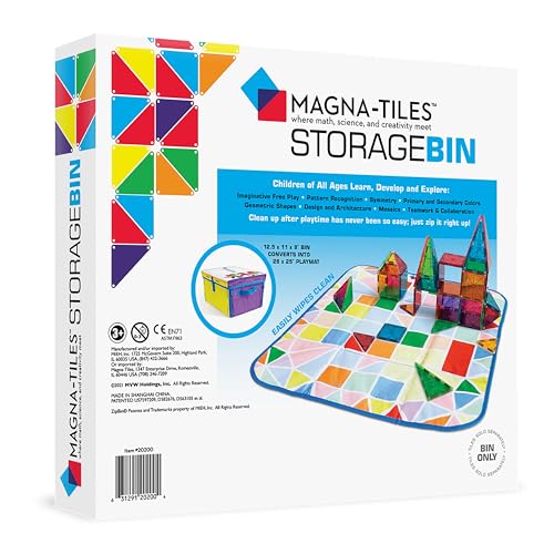MAGNA-TILES 12.52 x 10.98 x 7.99 inches 1 Count Toy Storage Bin Model 20200
