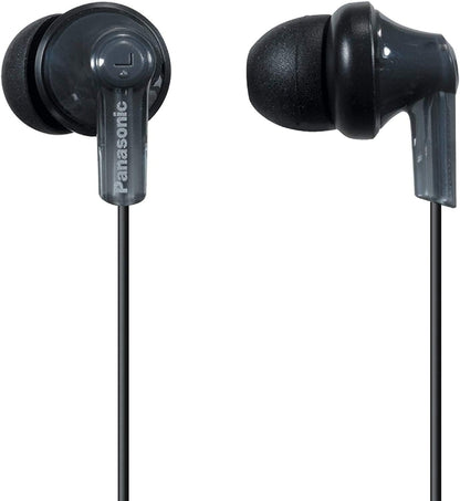 Panasonic RP-HJE120-K Wired Earbud Headphones, 3.5mm Jack