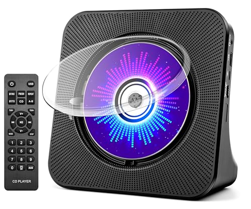 ROADOM 7.4" RCD-608 Portable CD Player 2 Channel Multi-Function Audio Device