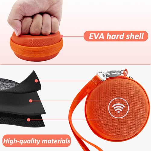 ICIMBI Case P039 Water Resistant Orange Soft Ethylene Vinyl Acetate 1 Count