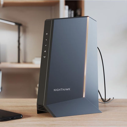 NETGEAR CM2000 Cable Modem DOCSIS 3.1 Ethernet Technology 2.5Gbps Max Data Rate 1 Ethernet Port Black