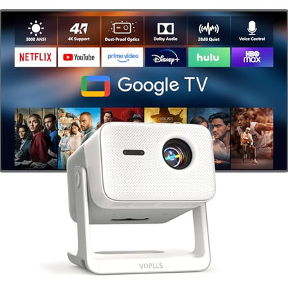 VOPLLS 3000 ANSI G7-2026 1920 x 1080 4K LED Projector