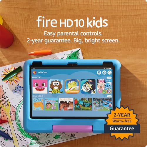 Amazon 10.1" 32GB Fire HD 10 Kids Tablet 1080p 13-hour Battery
