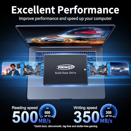 Fikwot 500GB FS810 Solid State Drive 2.5" SATA III Internal SSD