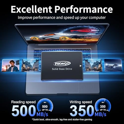 Fikwot 500GB FS810 Solid State Drive 2.5" SATA III Internal SSD