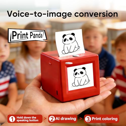 JUMP HERO 3" x 3.3" Q15 Color Thermal Print Portable Sticker Maker