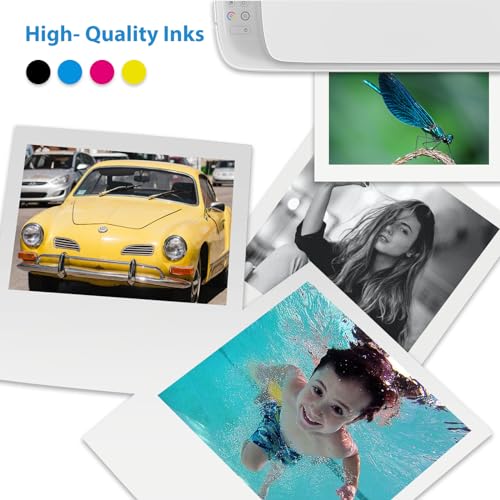 Relcolor 63XL Black Ink Cartridge Remanufactured for HP 63 XL Compatible Printers