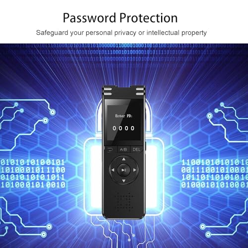 arungo 128GB ZD70 1.44 Inches Digital Voice Recorder Dictaphone Device