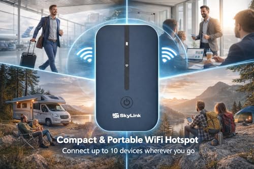 Skylink Global 4G LTE Portable WiFi Hotspot SLG-08 AC 150Mbps Tri-Band