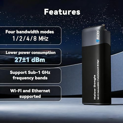 Heltec Outdoor Wireless Bridge AP+STA Pair Set 32.5 Mbps Quad-Band Wi-Fi 802.11ah