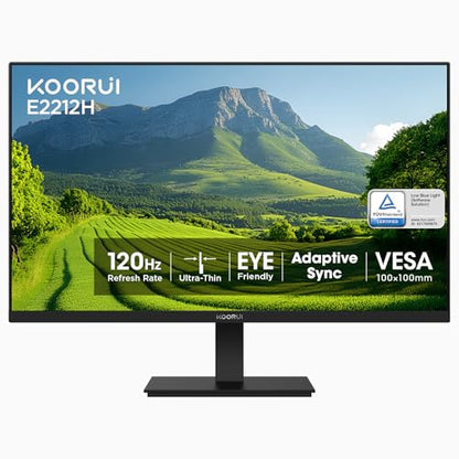 KOORUI 22 Inch E2212H FHD 1080p 100Hz LED Monitor