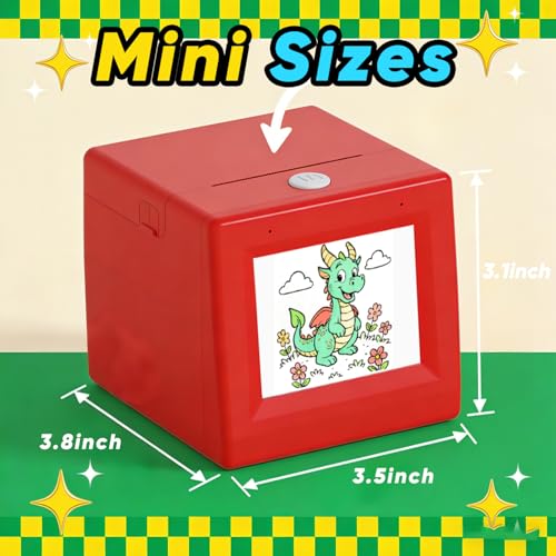 Lqqyee 3" Q15 Monochrome Thermal Sticker Maker, Portable Printer for DIY Projects