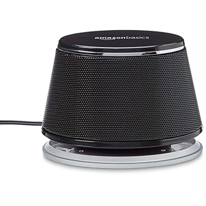 Amazon Basics 3.9" Stereo 2.0 Multimedia Speakers USB-Powered Surface Mount Black Model V620BLACK