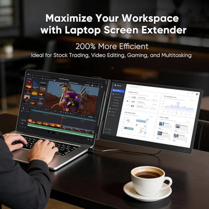 VueForge 14.1" A3 FHD 1080p 60Hz IPS Laptop Screen Extender