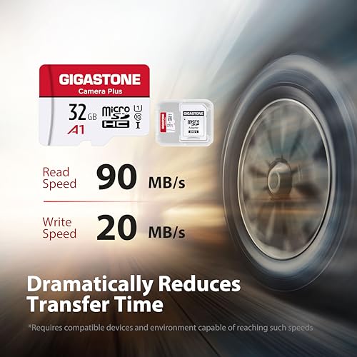 Gigastone 32GB U1 C10 Micro SDHC Memory Card 5-Pack