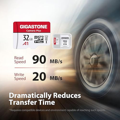 Gigastone 32GB U1 C10 Micro SDHC Memory Card 5-Pack