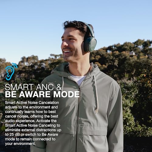 JLab JBuds Lux ANC HBJLUXANCSGE20WEB Active Noise Cancelling Over Ear Headphones