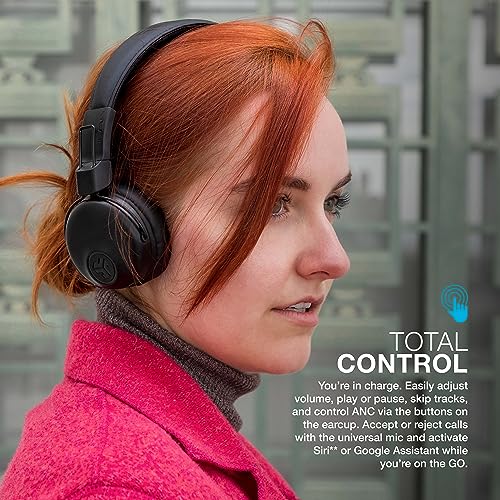 JLab Studio Wireless HBASTUDIORBLK4 On-Ear Headphones Bluetooth 5 Connectivity 30 Hours Playtime