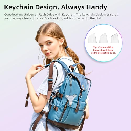 Techkey 128GB MFi Certified USB 3.0 Flash Drive
